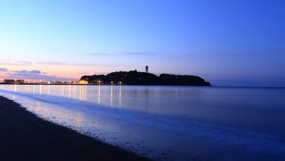 夜明けの江の島